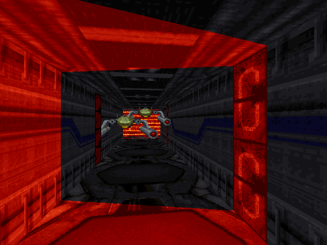 The exit hallway. The exit hallway.