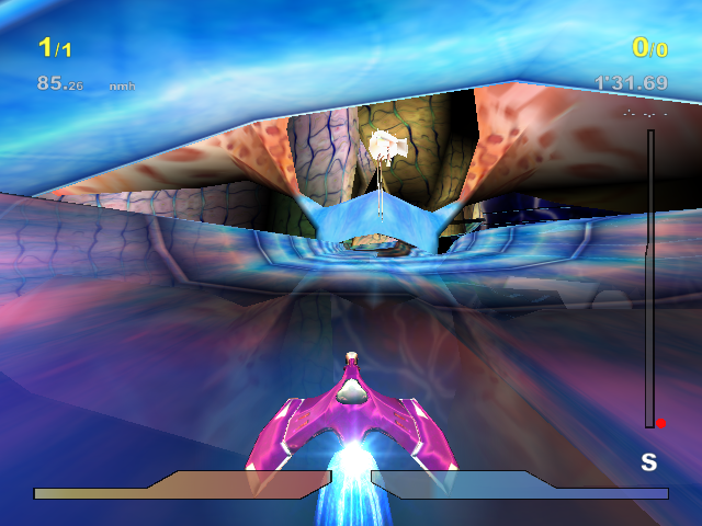 Some tunnels and a floating probe. The probe-like device lacks textures. Some tunnels and a floating probe. The probe-like device lacks textures.