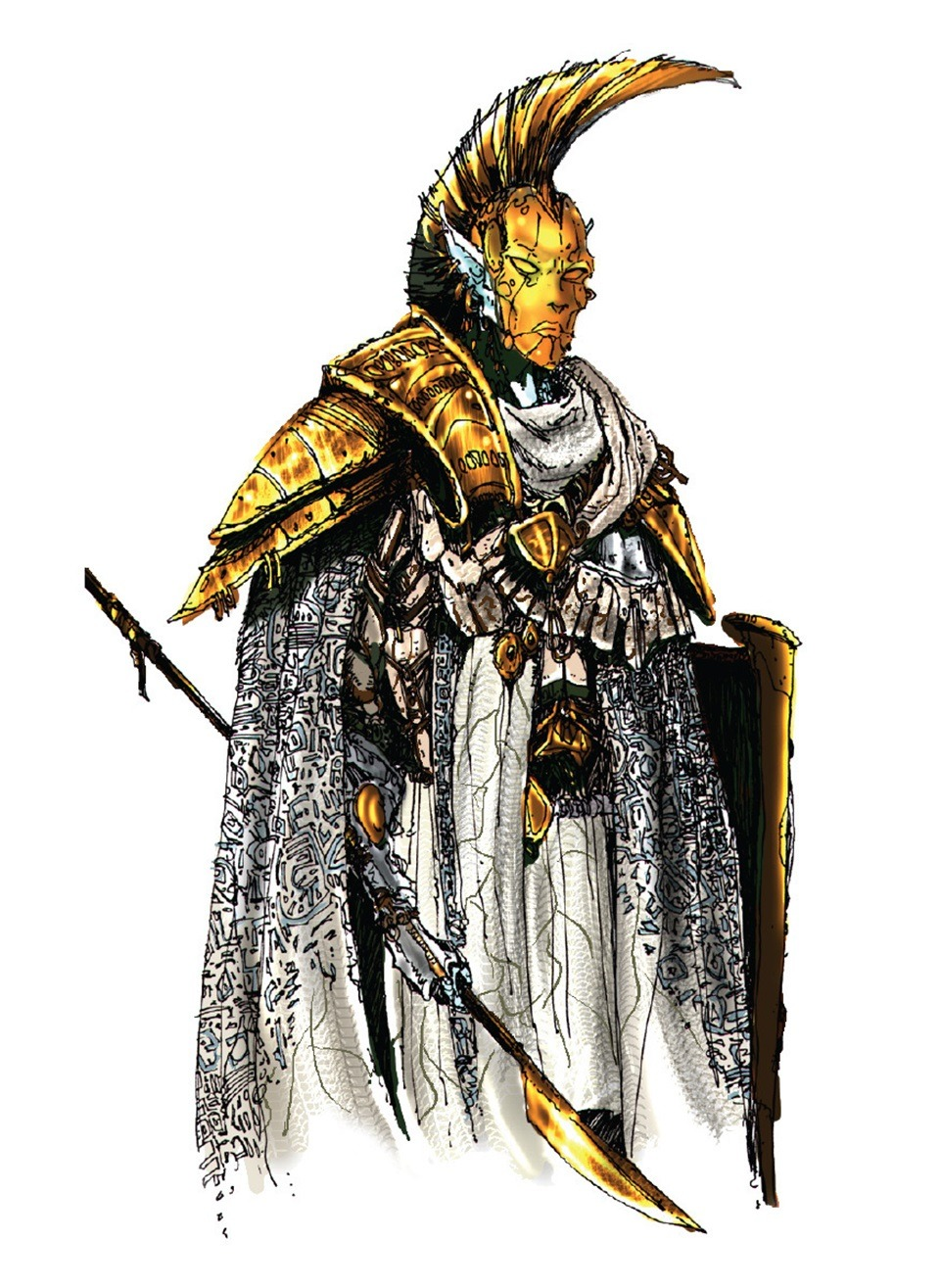 Indoril Armor - The Great House of Indoril isn't seen much in the final game, but their armor makes their presence unforgettable.