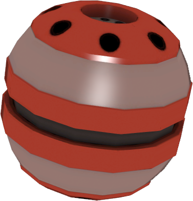 Concussion Grenade - RED. Concussion Grenade - RED.