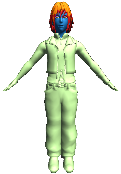 Riku in his Kingdom Hearts II outfit.