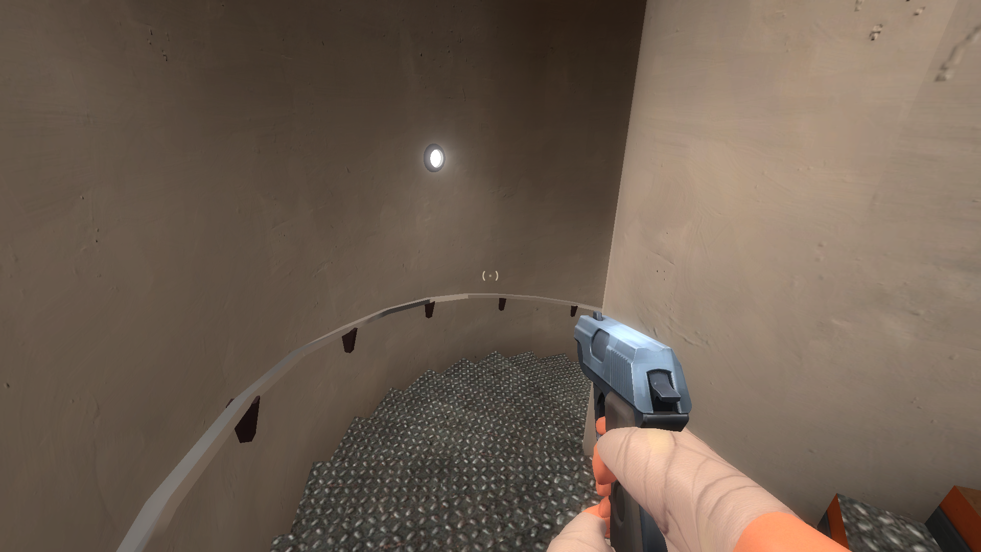 The spiral staircase. The spiral staircase.