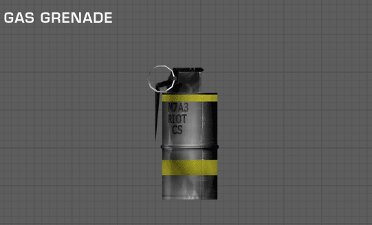 Render of the CS Gas Grenade.