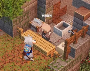 The Mason's stall in the camp prior to 1.4.3.0.