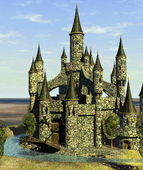 Render of the Warlock castle.