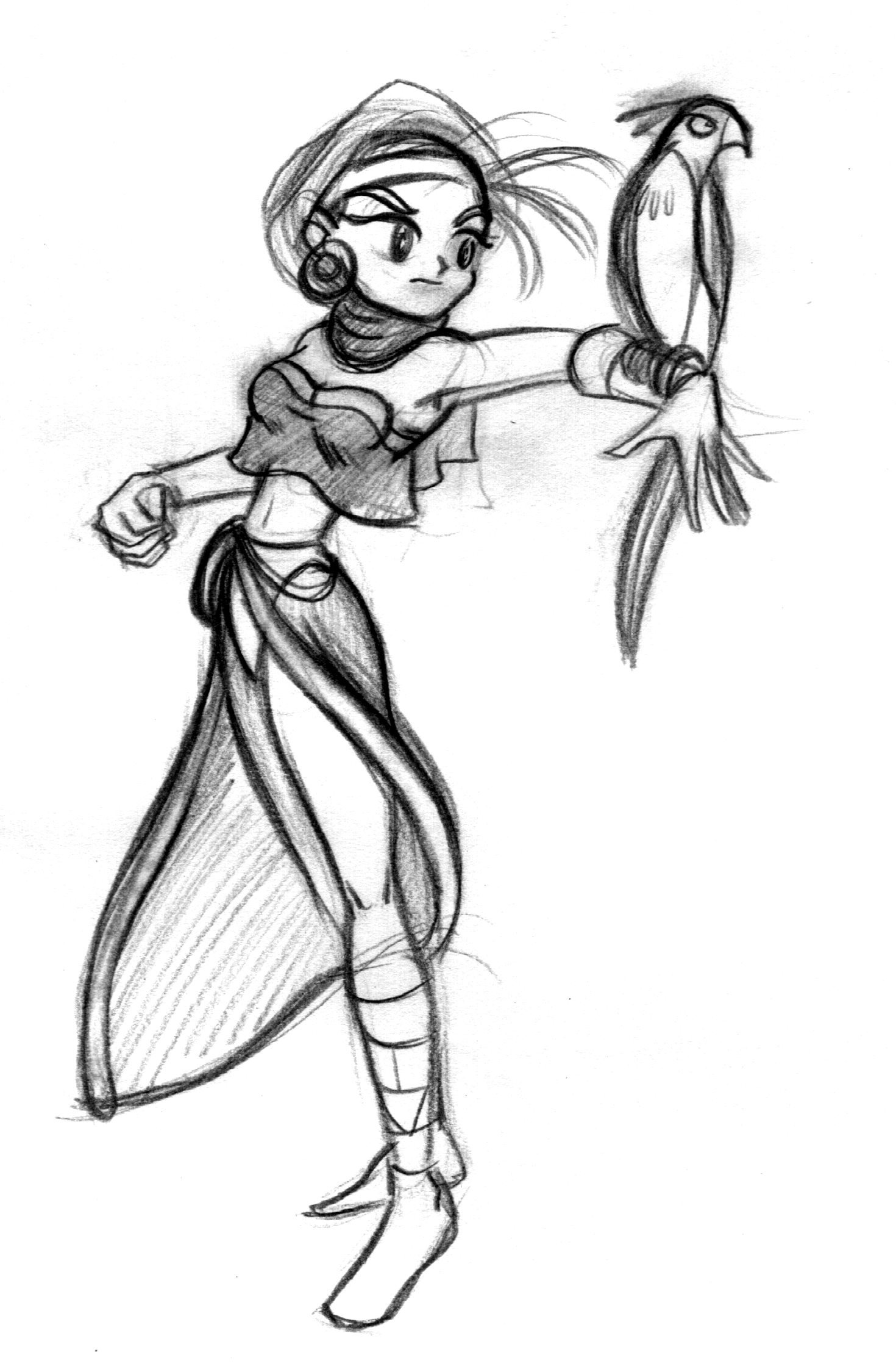 An early sketch of Sky An early sketch of Sky