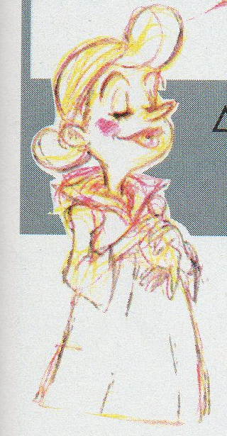 Concept art of a smiling lady by Itoh Concept art of a smiling lady by Itoh