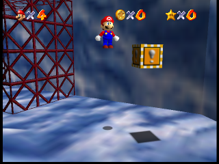 Star 6. Contained in an item box, but it's unobtainable due to it being underwater, similarly to the removed Metal Cap boxes in Jolly Roger Bay. Star 6. Contained in an item box, but it's unobtainable due to it being underwater, similarly to the removed Metal Cap boxes in Jolly Roger Bay.