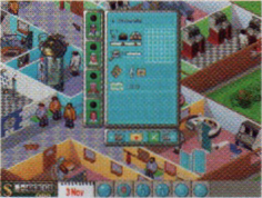 Yet another interface and a somewhat different staff hire screen.