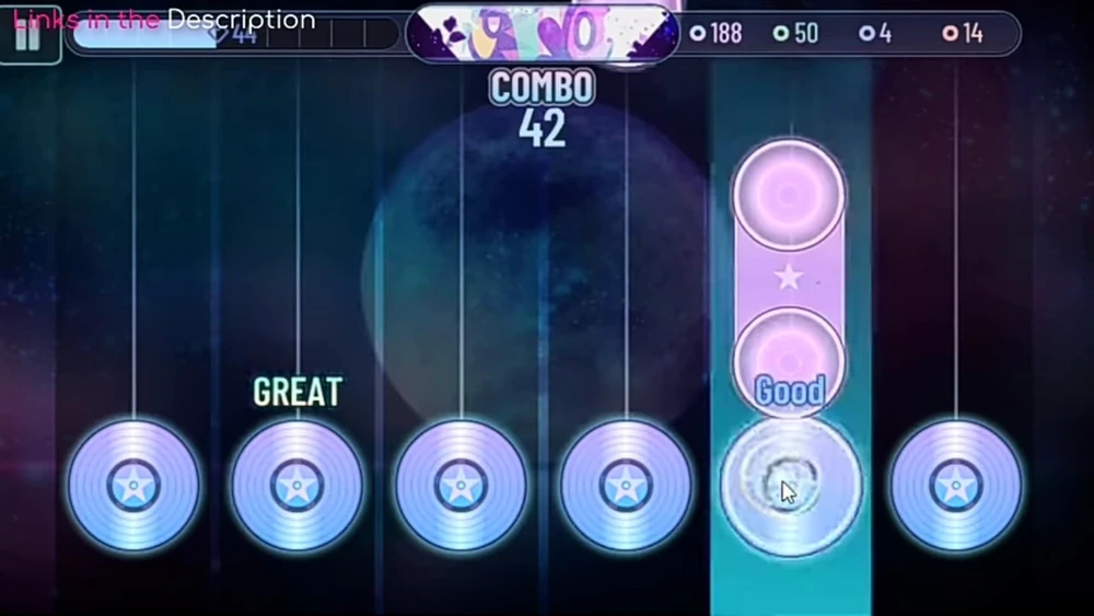 Music Battle gameplay being presented.