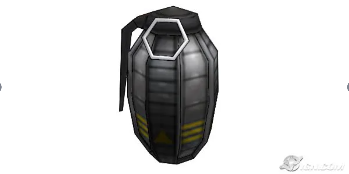 2006 Shrapnel Grenade model. (Formerly the Grenades original model and icon)