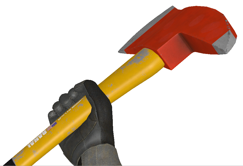 Weapon itself.
