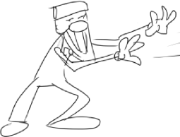 spr_pizzahead_throw Pizzahead throwing something away, likely the gun loadout.