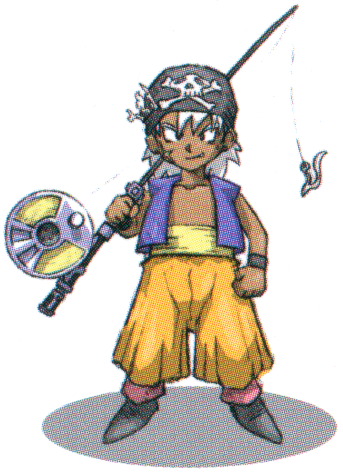 Concept art of the early protagonist design. Concept art of the early protagonist design.