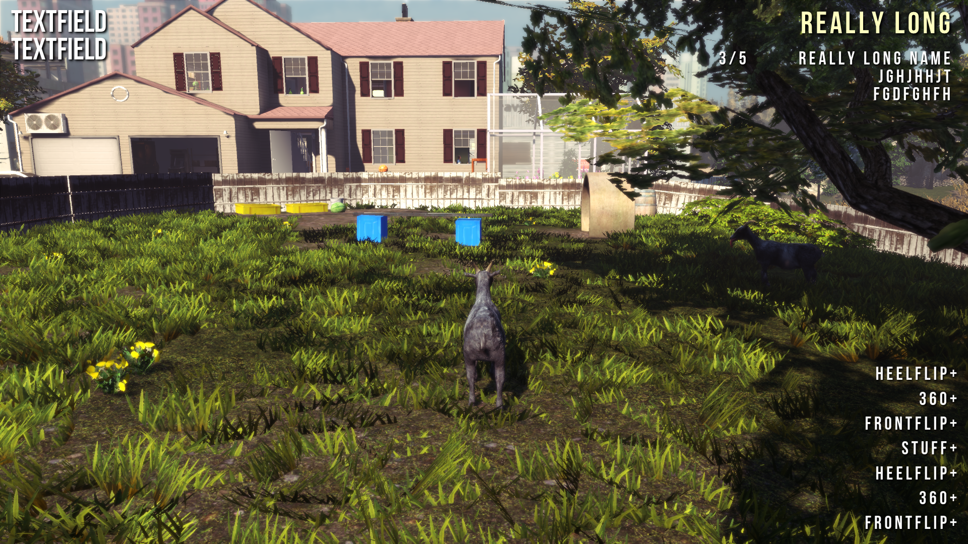 LegacyHUD text.