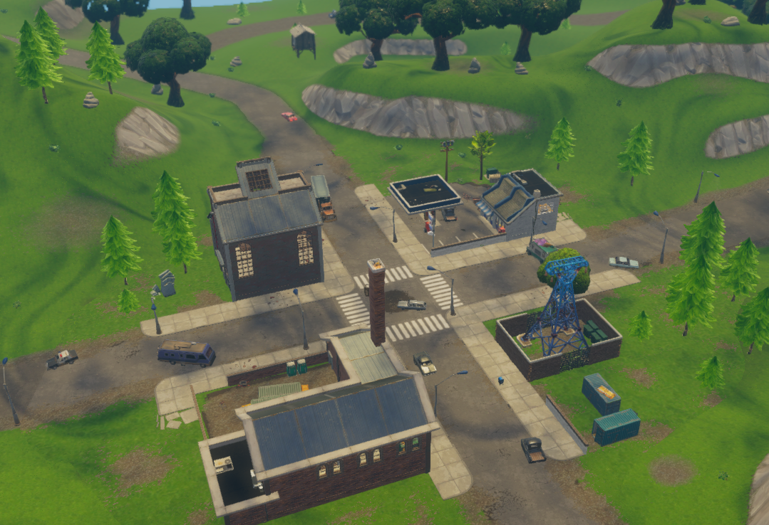 |The map as it appears from an overhead view. |The map as it appears from an overhead view.
