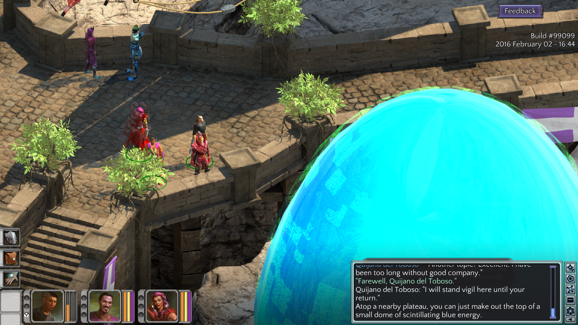 Sagus Cliffs - Caravanserai - blue dome