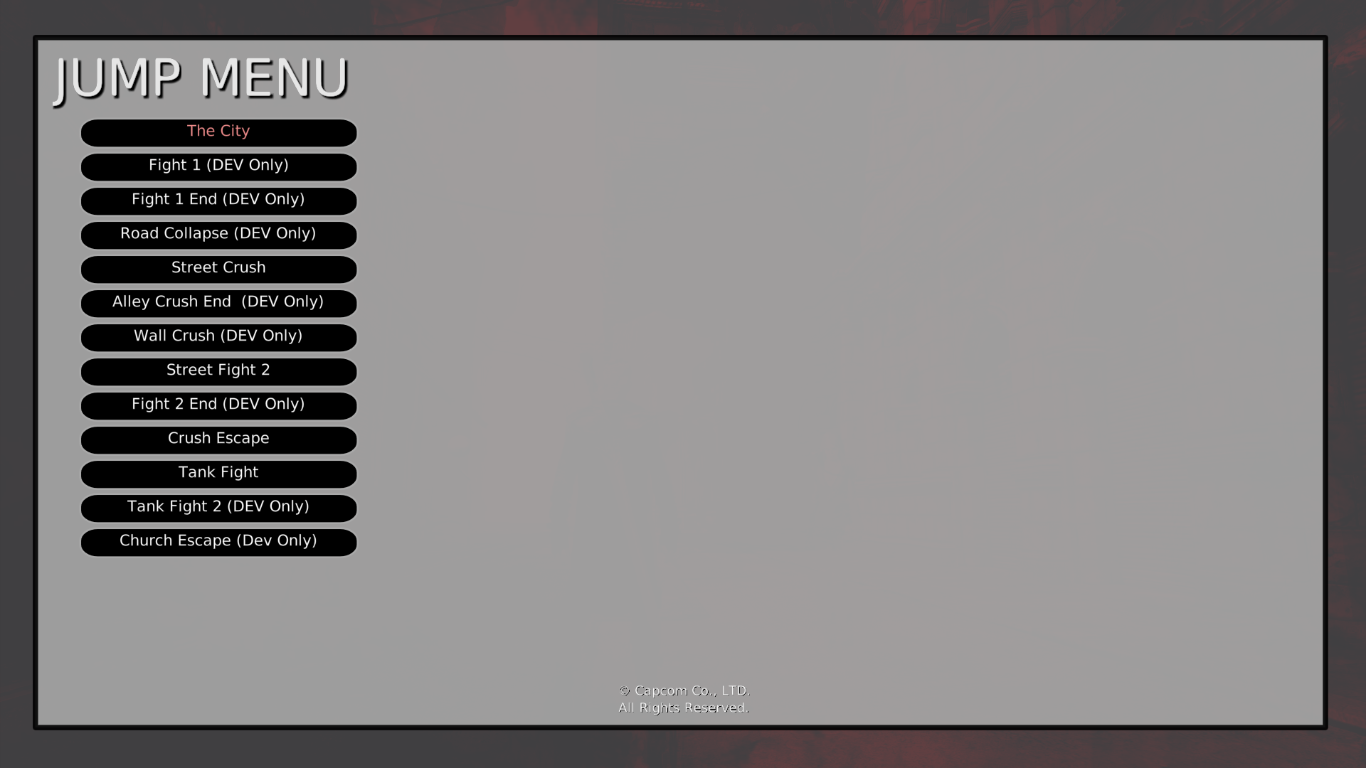Jump Menu - Mission 4: Under Watch