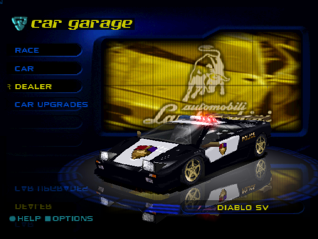 Lamborghini Diablo, police version Lamborghini Diablo, police version