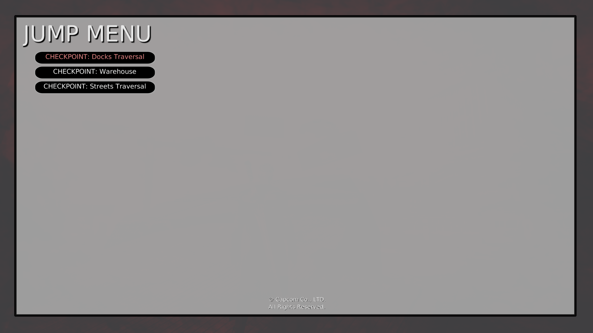 Jump Menu - Mission 15: The Trade