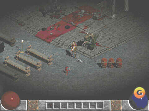 A very old screenshot with D1-looking barrels.