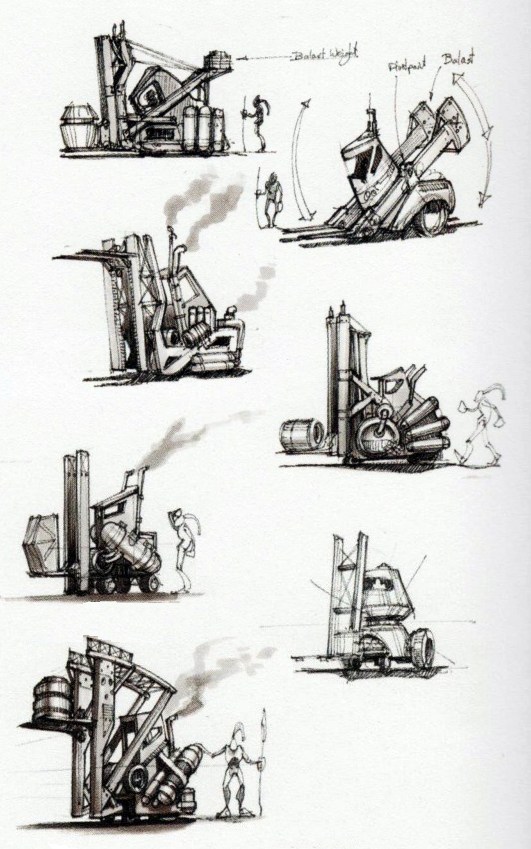 More forklifts. More forklifts.
