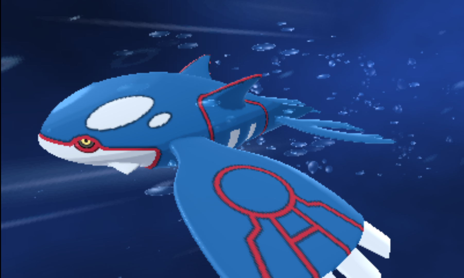 The prototype title screen uses the regular Kyogre model instead of Primal Kyogre The prototype title screen uses the regular Kyogre model instead of Primal Kyogre