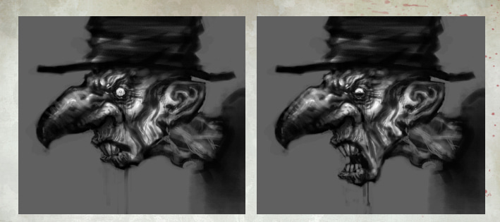 A vicious-looking Mad Hatter. A vicious-looking Mad Hatter.