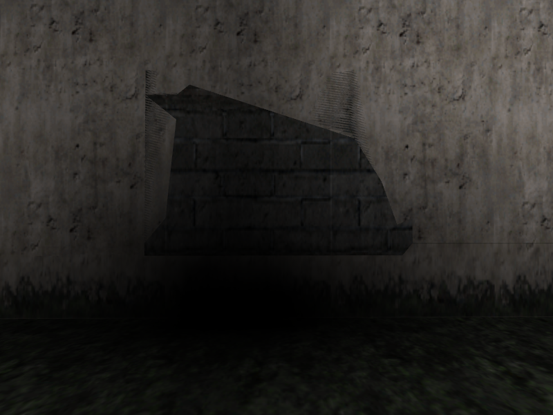 Entrance to what would become the final game's E4M2 unit. Entrance to what would become the final game's E4M2 unit.