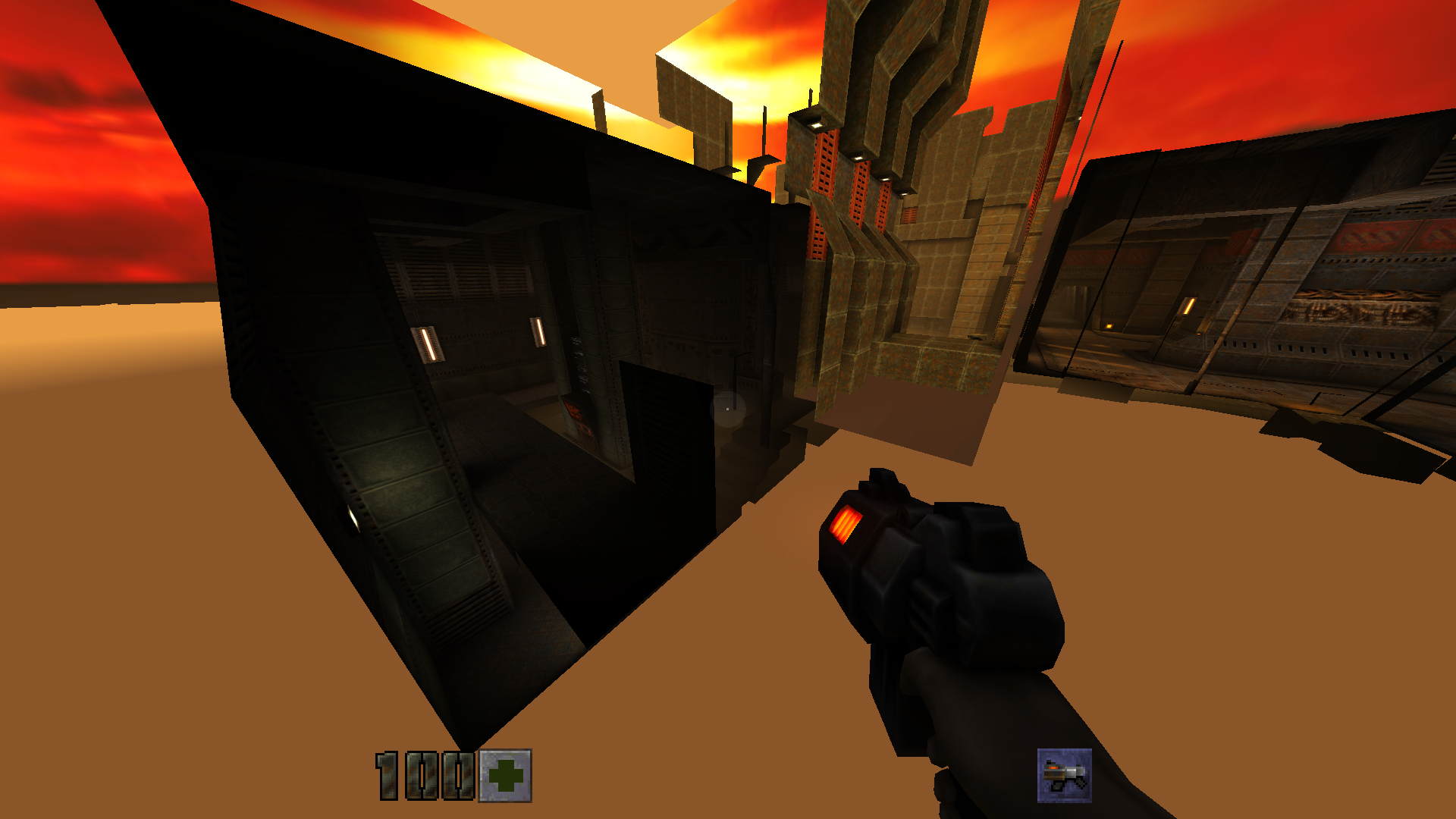 The doorway out of there. Who knows where this could've led.