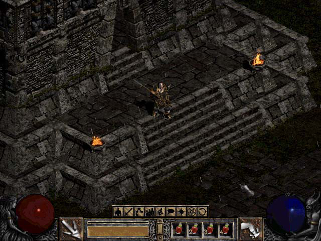 Yet another Barbarian screenshot with the cut Kick skill selected.