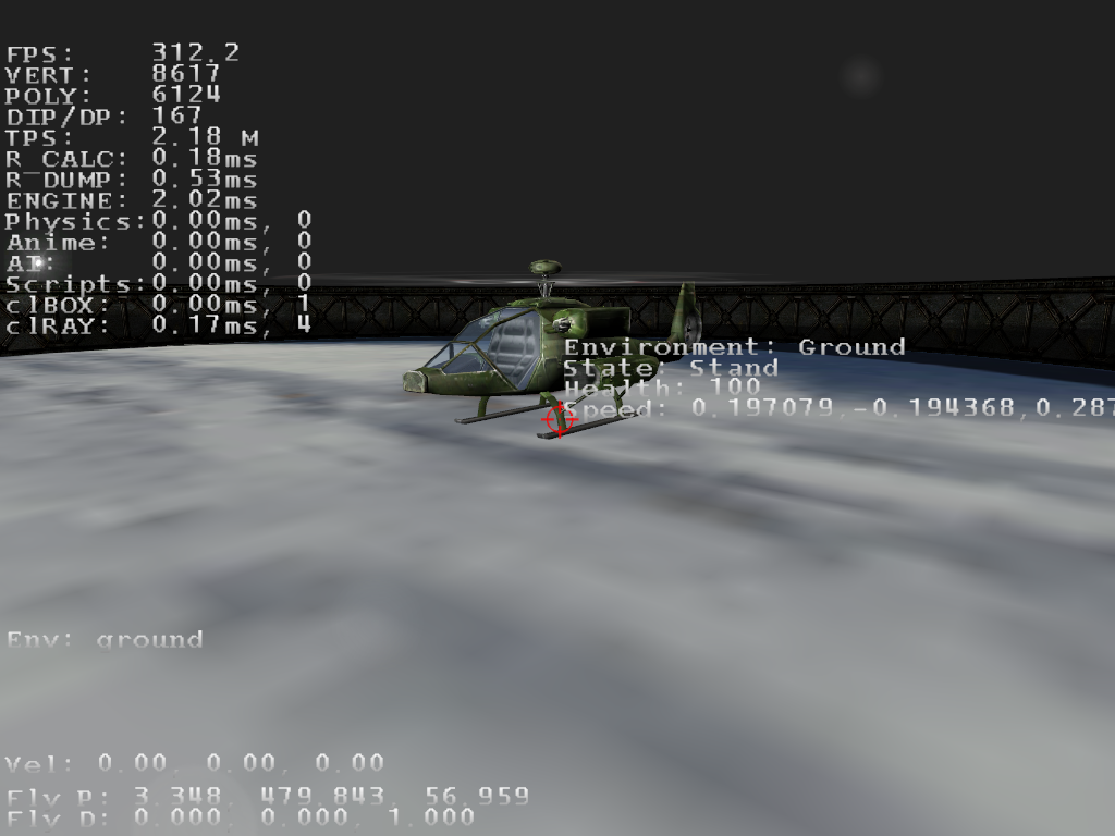Helicopter on landing pad. Helicopter on landing pad.