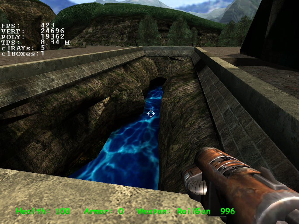 The deep pool. The deep pool.