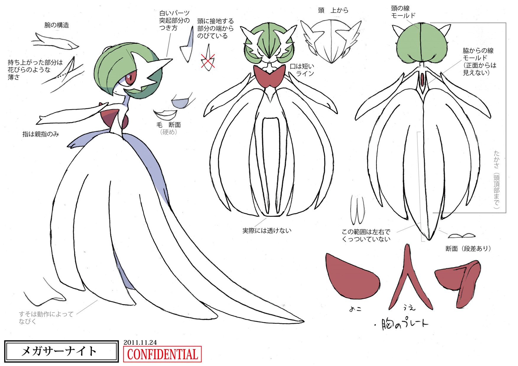 PokeXY_ConceptArt_メガサーナイト_三面図.png