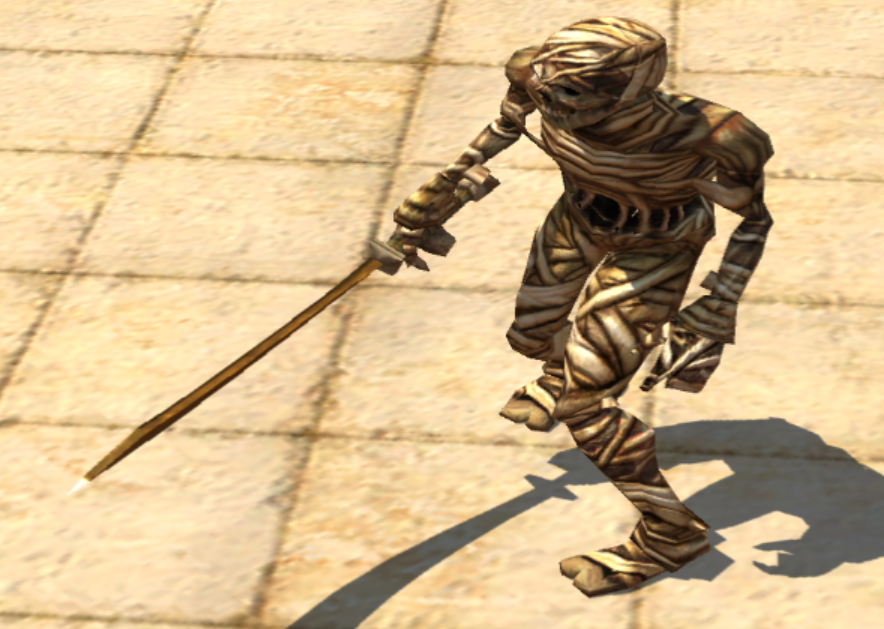 Mummy_E3SpawnSkeleton aka Mr.Bandages in the Editor