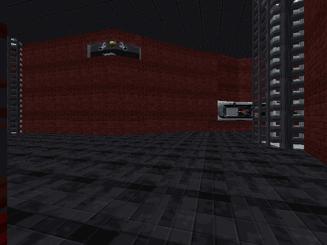 Inside the industrial complex.