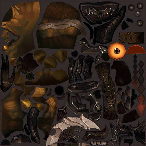Earth Ruins Guardian texture map Earth Ruins Guardian texture map