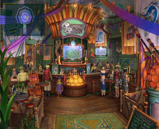 Tidus helping out in the cafe. Tidus helping out in the cafe.
