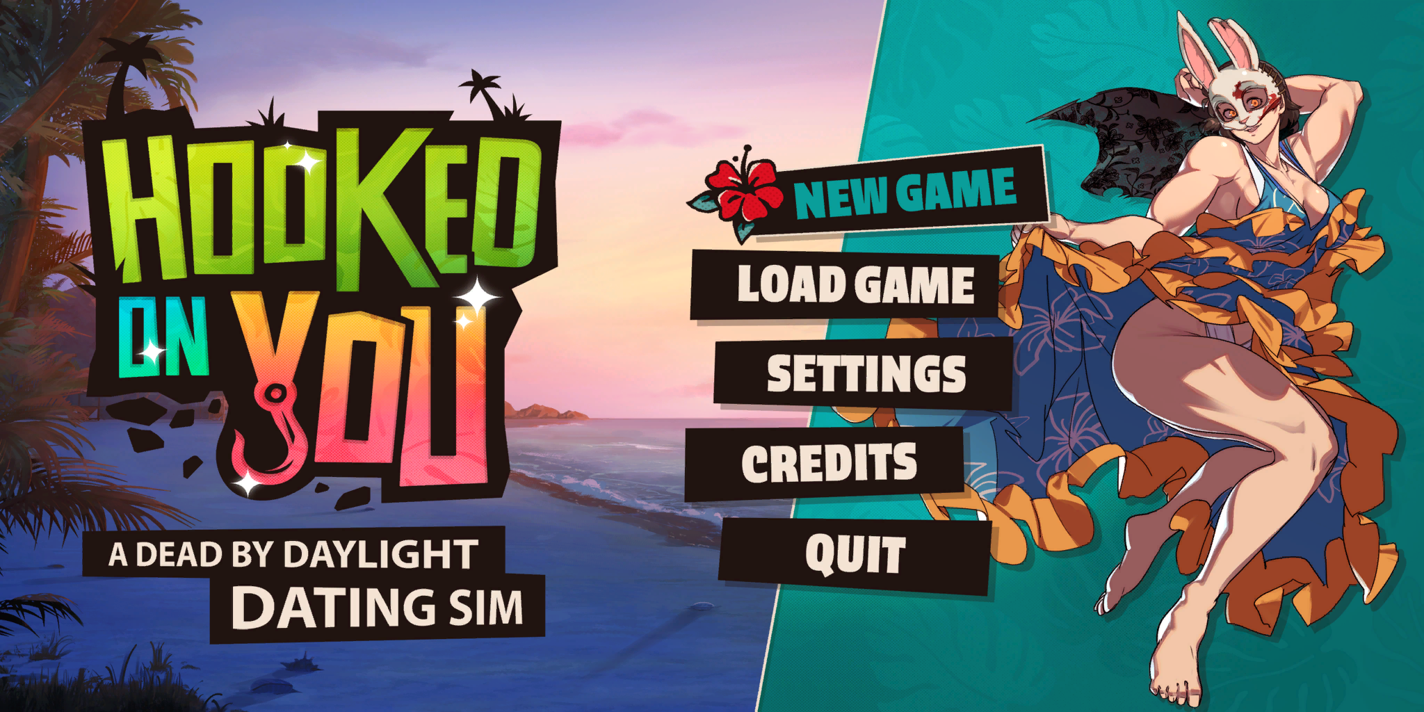 An early title screen, with a slightly different subtitle and no "Link Account" button