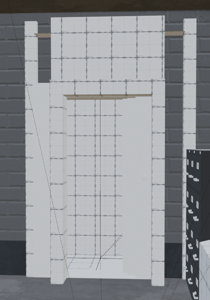 Asset Mesh placeholder for the elevator