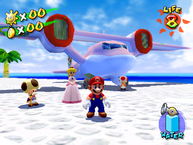 A photo of the airplane in Delfino Airstrip.