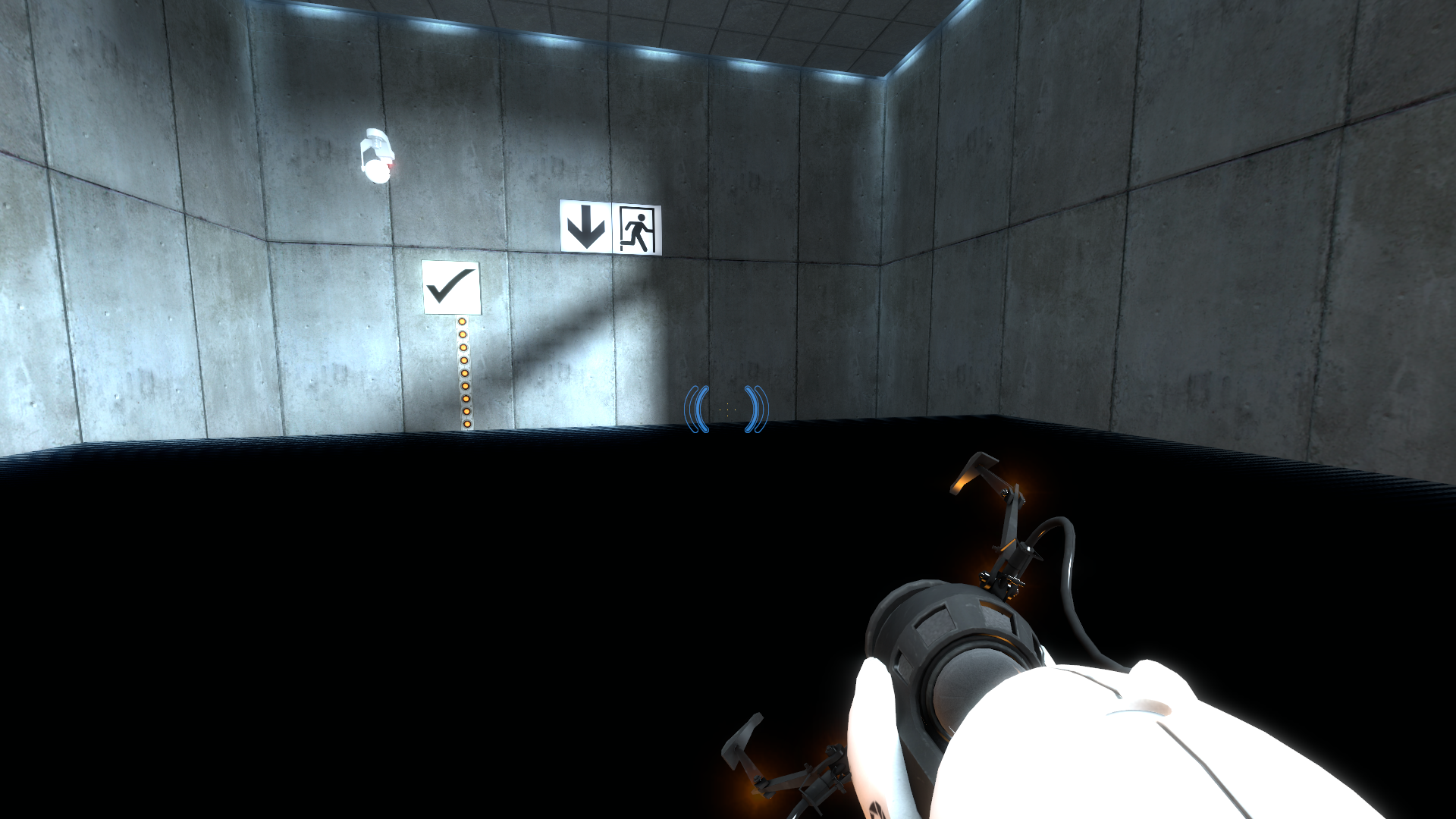 The liquid portal rising. The liquid portal rising.