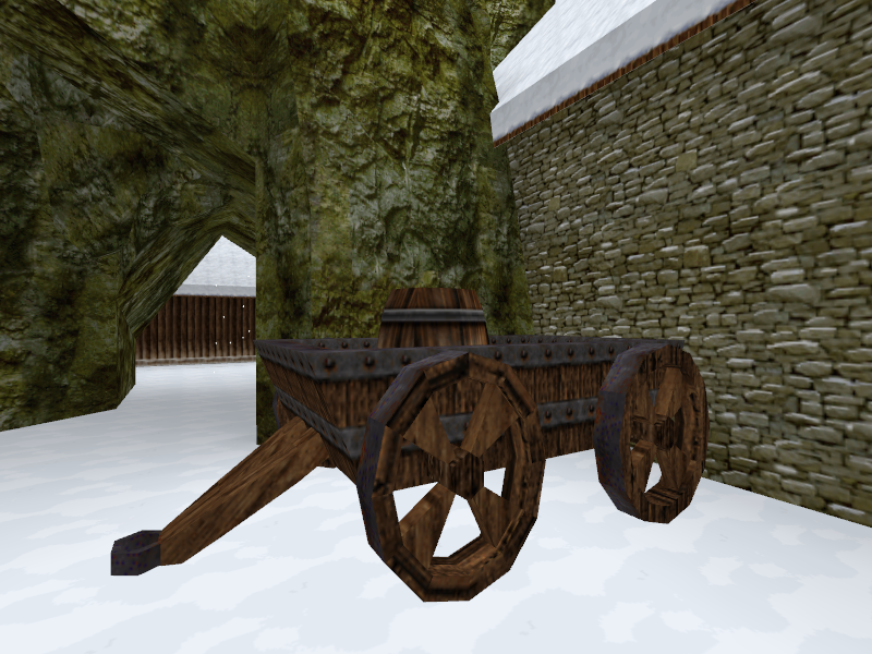 Barrel wagon before blowing it up. Barrel wagon before blowing it up.