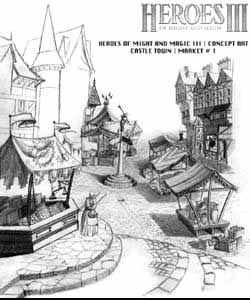 Castle Town, marketplace