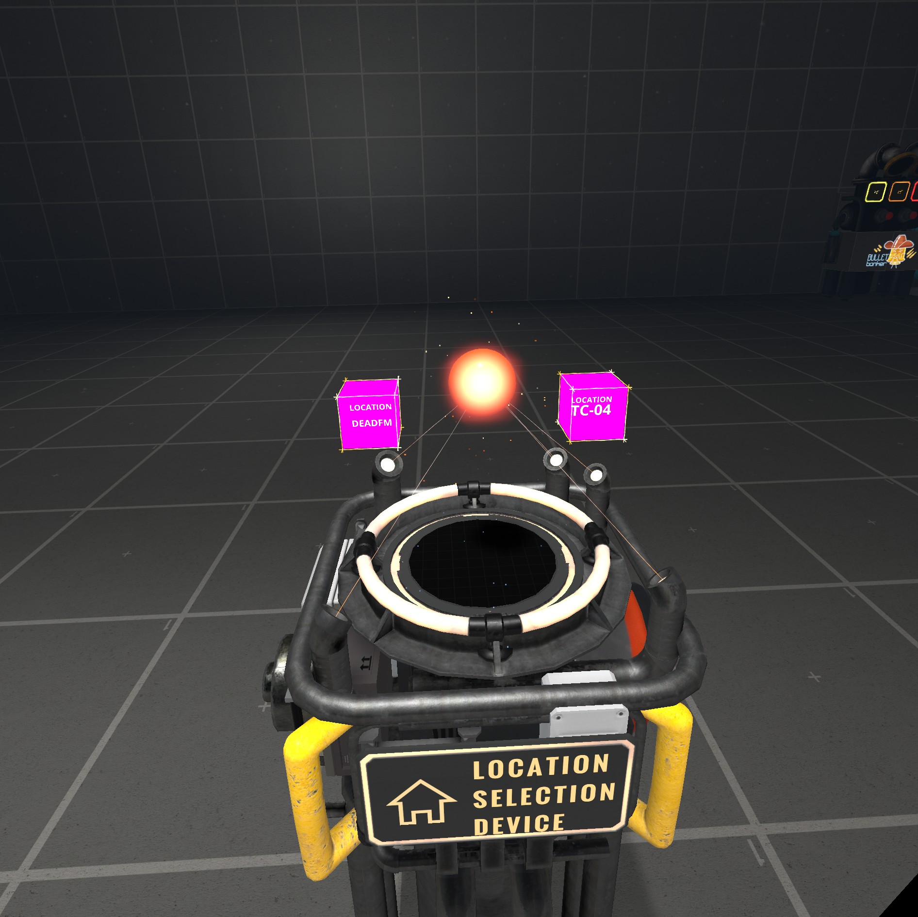 Two locations are listed; DeadFM and TC-04 (redacted chamber's old name) With DeadFM being an upcoming project by SLZ, as well as something they worked on alongside BONEWORKS' earlier stages.