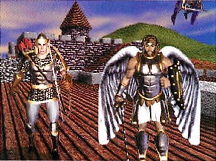 Promo screenshot with models from HoMM3 shown in MM7 environment. Promo screenshot with models from HoMM3 shown in MM7 environment.
