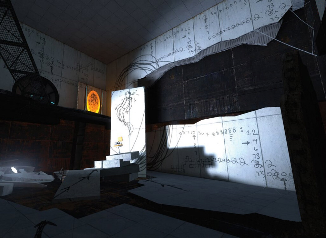 Portal Gun Pickup room