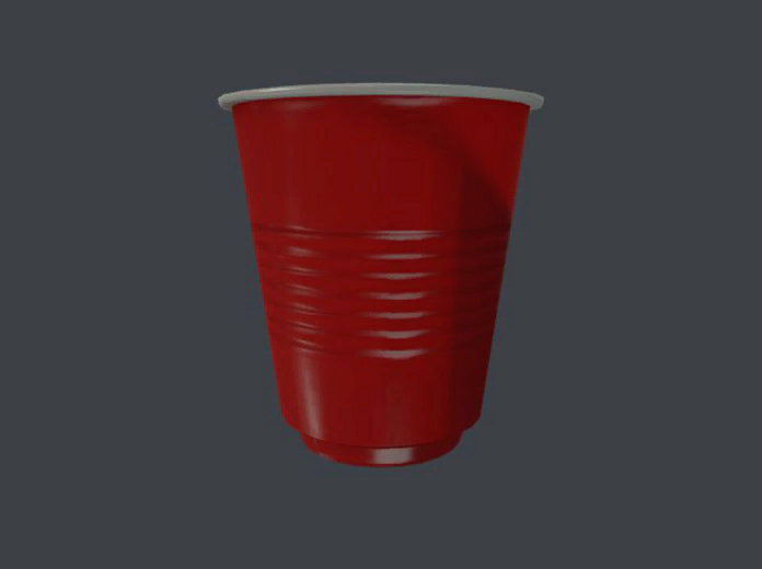 A beer cup from Berlin.