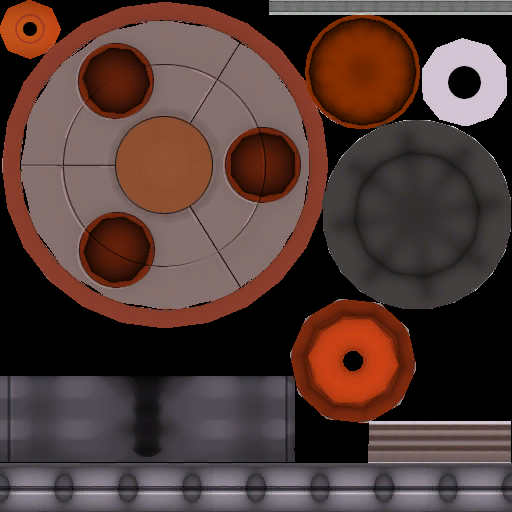 Nail Grenade texture - RED. Nail Grenade texture - RED.
