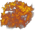 fire - displayed behind the car while driving fire - displayed behind the car while driving